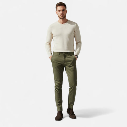Chinosy męskie | dopasowany krój, smart casual