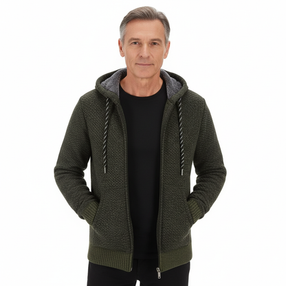 Bluza męska z kapturem | kieszenie z przodu, długie rękawy