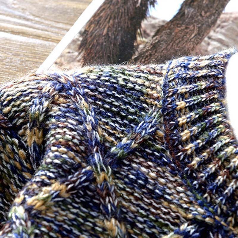 Sweter męski | wzór strukturalny, dzianina
