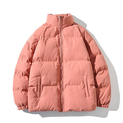 Kurtka unisex | puchowa, wysoki kołnierz