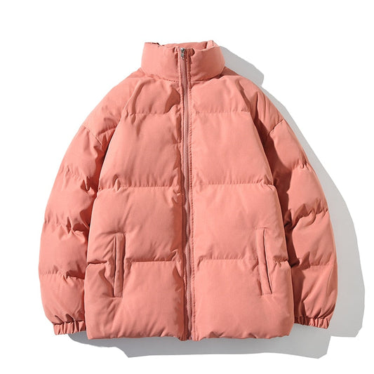 Kurtka unisex | puchowa, wysoki kołnierz