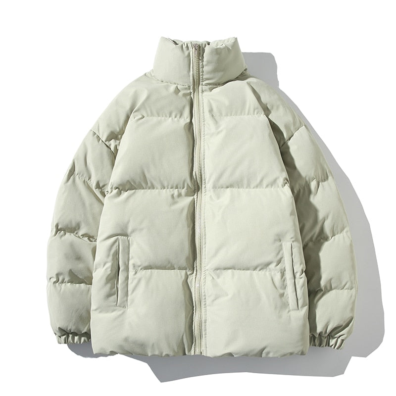 Kurtka unisex | puchowa, wysoki kołnierz
