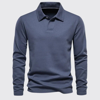 Polo męskie | krótki rękaw, częściowe zapięcie