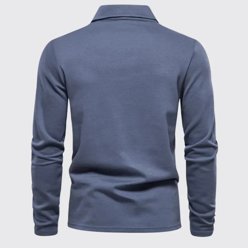 Polo męskie | krótki rękaw, częściowe zapięcie