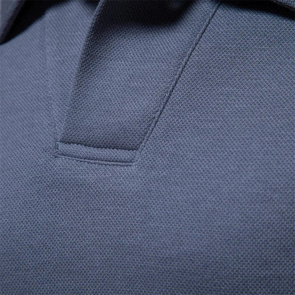 Polo męskie | krótki rękaw, częściowe zapięcie