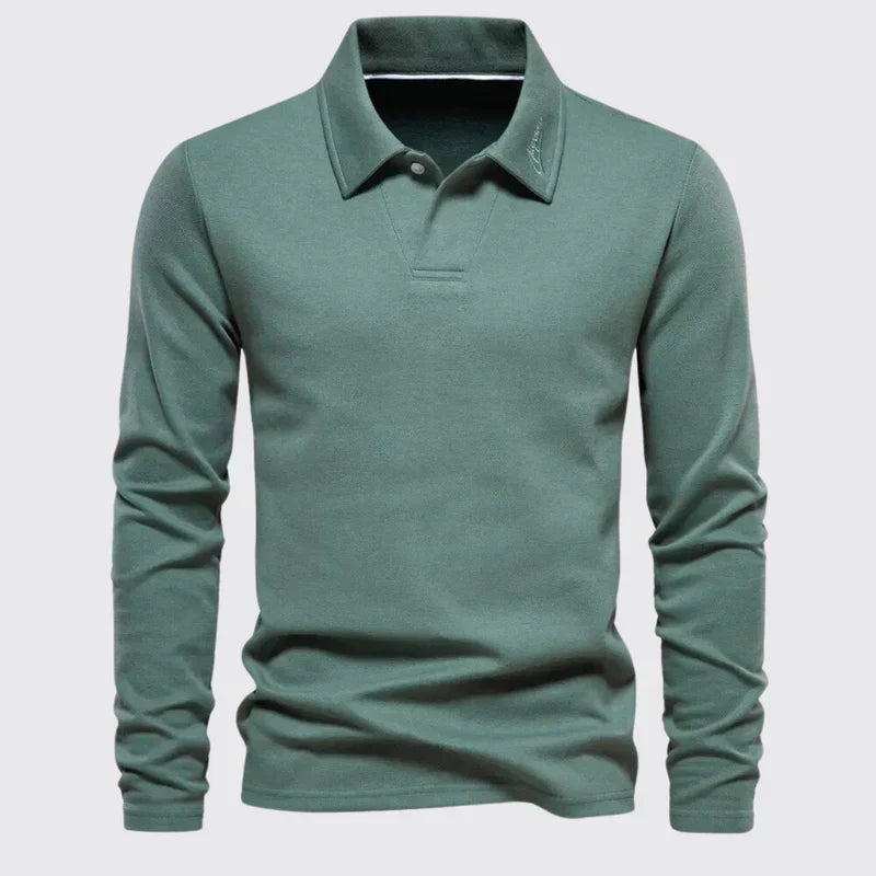 Polo męskie | krótki rękaw, częściowe zapięcie