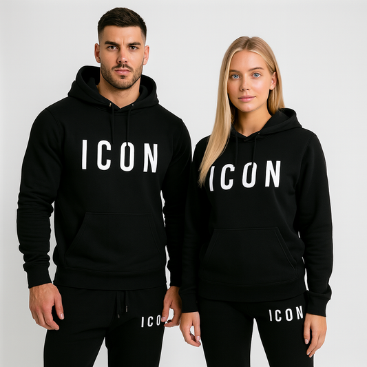 Noa - Komplet dresowy damski | Bluza z kapturem, spodnie jogger, bawełna ze stretchem | Styl casual na co dzień