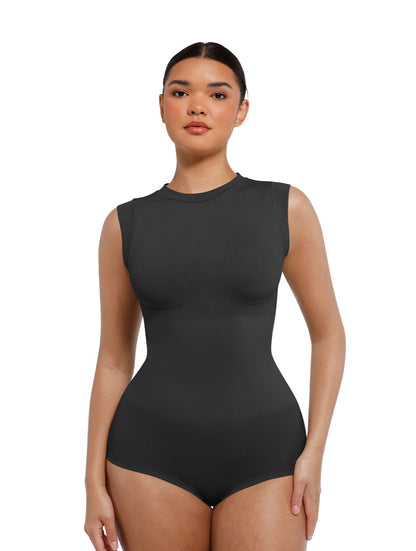 Body modelujące damskie | wysoki kołnierz, bezszwowe
