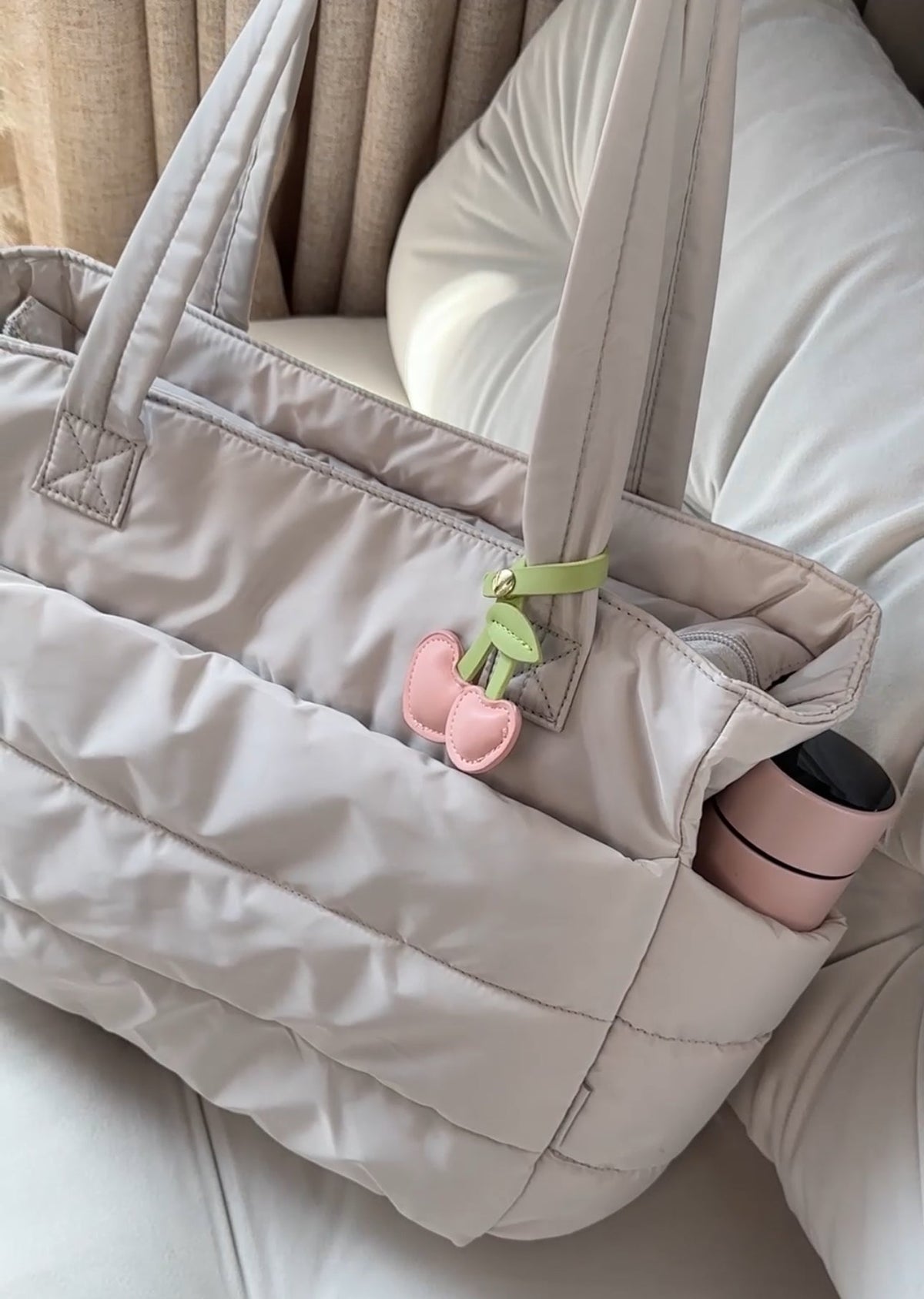 Torba damska na laptopa | pikowana, 15,6 cala