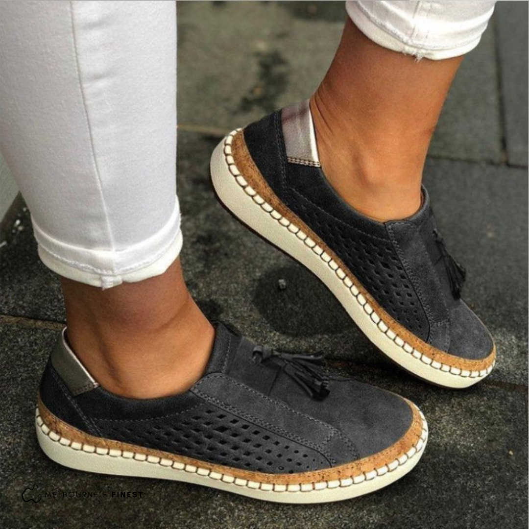 Buty wsuwane damskie | wyściełana wkładka
