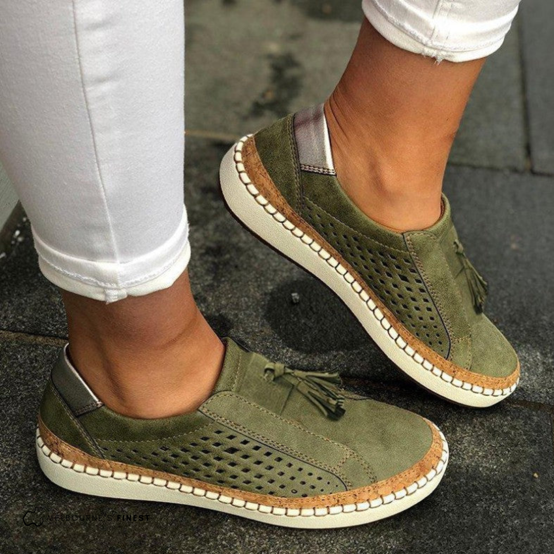 Buty wsuwane damskie | wyściełana wkładka