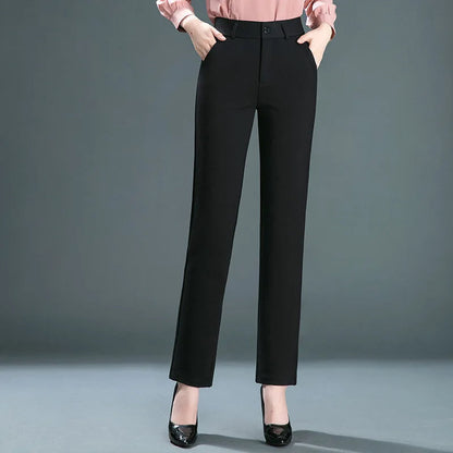 Spodnie damskie tailleur | dopasowana talia