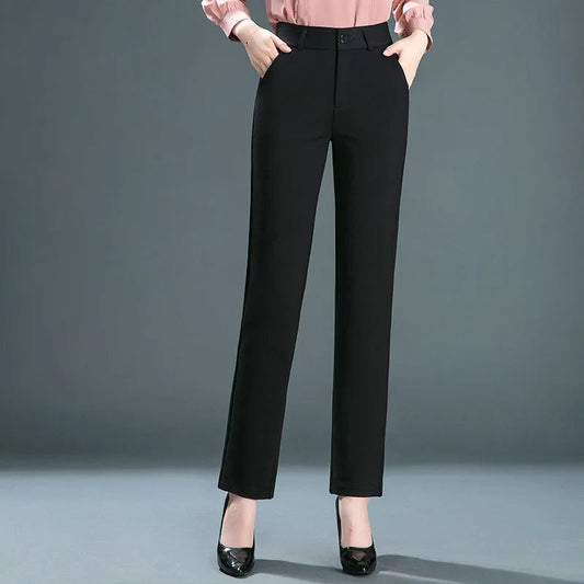 Spodnie damskie tailleur | dopasowana talia