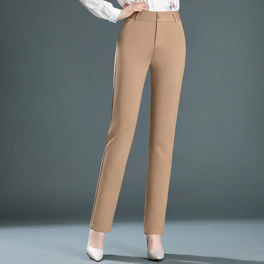 Spodnie damskie tailleur | dopasowana talia