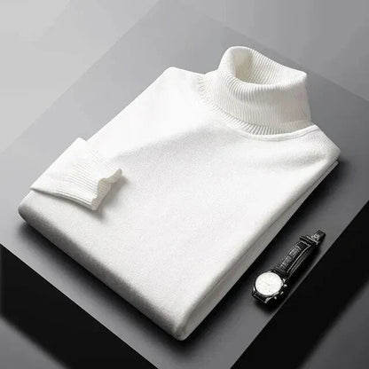 Sweter z golfem męski | 100% kaszmir