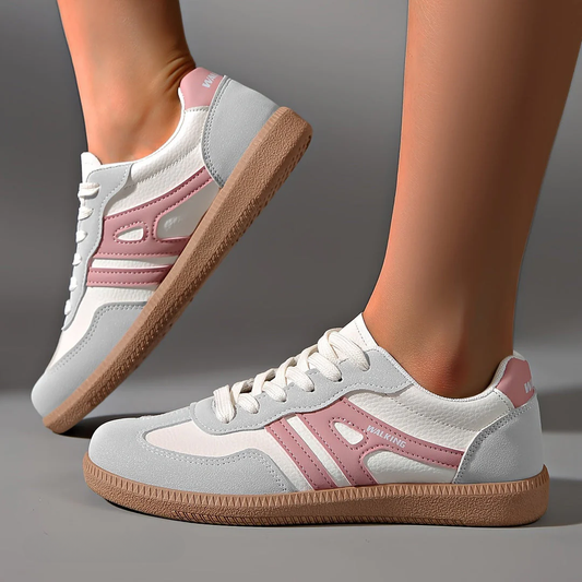 Noralie - Sneakersy damskie retro | Miękka wyściółka, amortyzująca podeszwa, oddychająca cholewka | Styl casual na co dzień