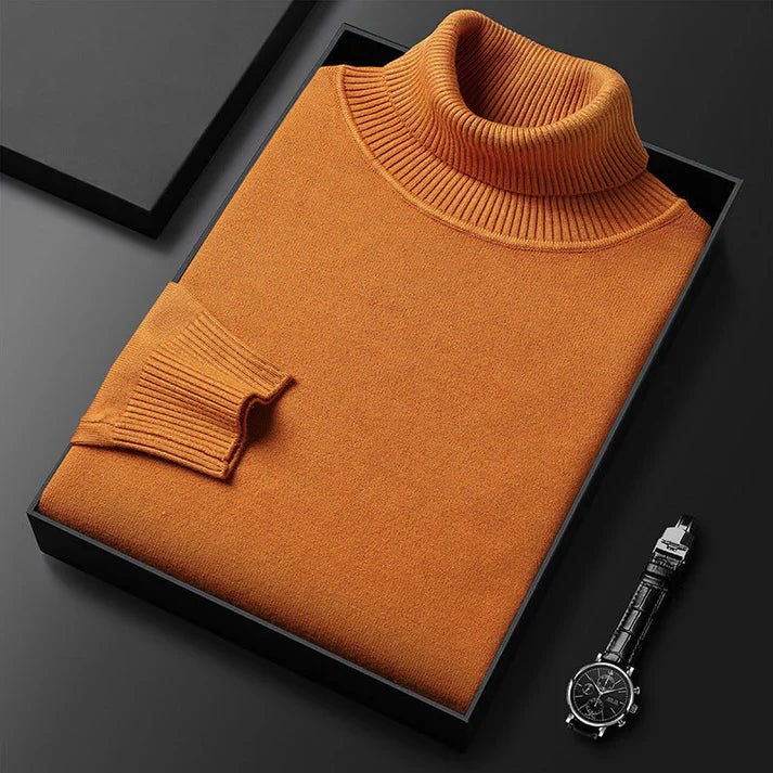 Sweter z golfem męski | 100% kaszmir