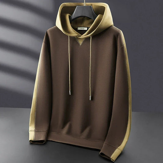 Bluza męska z kapturem | dwukolorowy design, luźny krój