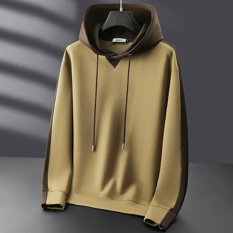 Bluza męska z kapturem | dwukolorowy design, luźny krój