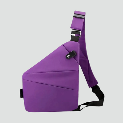 Torba crossbody damska | antykradzieżowa, wodoodporna