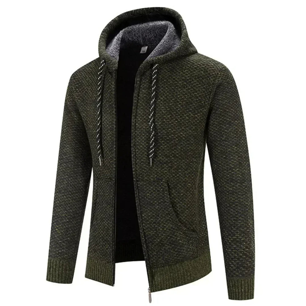 Bluza męska z kapturem | kieszenie z przodu, długie rękawy