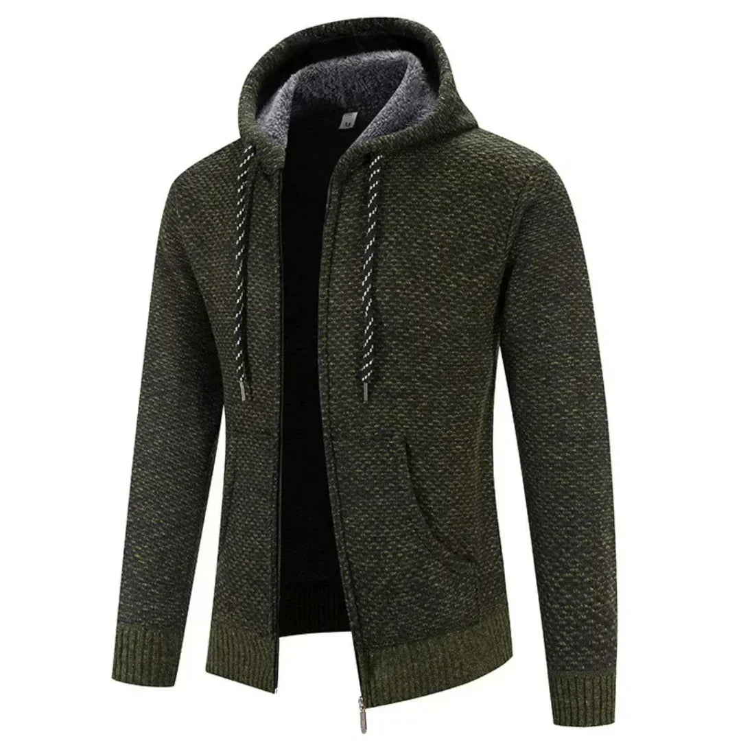 Bluza męska z kapturem | kieszenie z przodu, długie rękawy