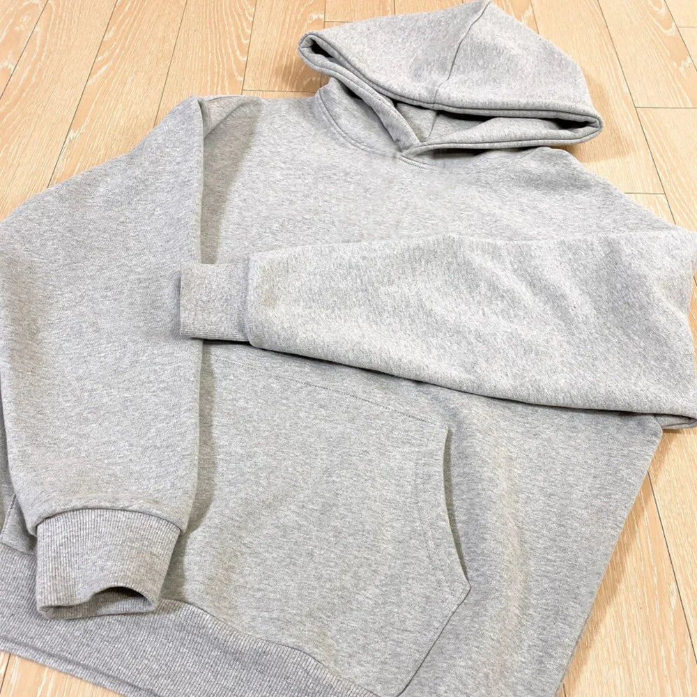 Bluza męska z kapturem | luźny krój, wbudowany kaptur