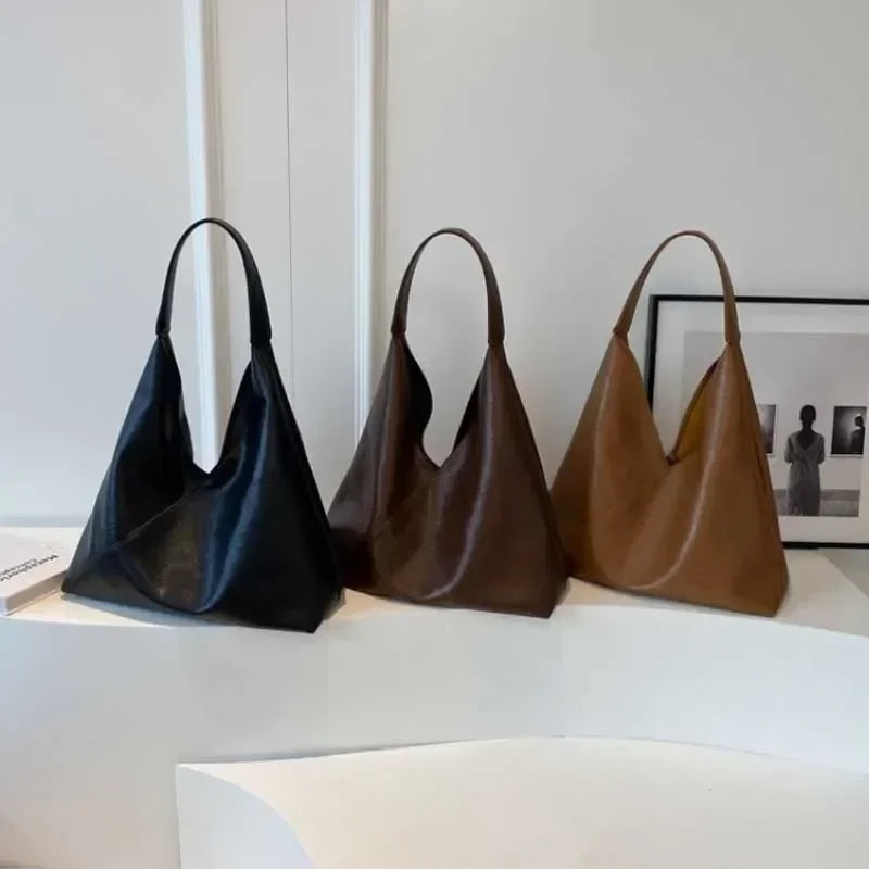 Torba shopper damska | skórzana, na laptopa