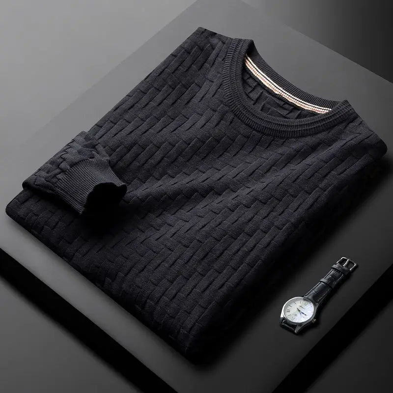 Sweter męski | lekka dzianina, klasyczny krój