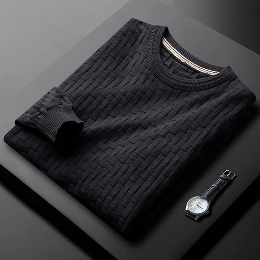 Sweter męski | lekka dzianina, klasyczny krój