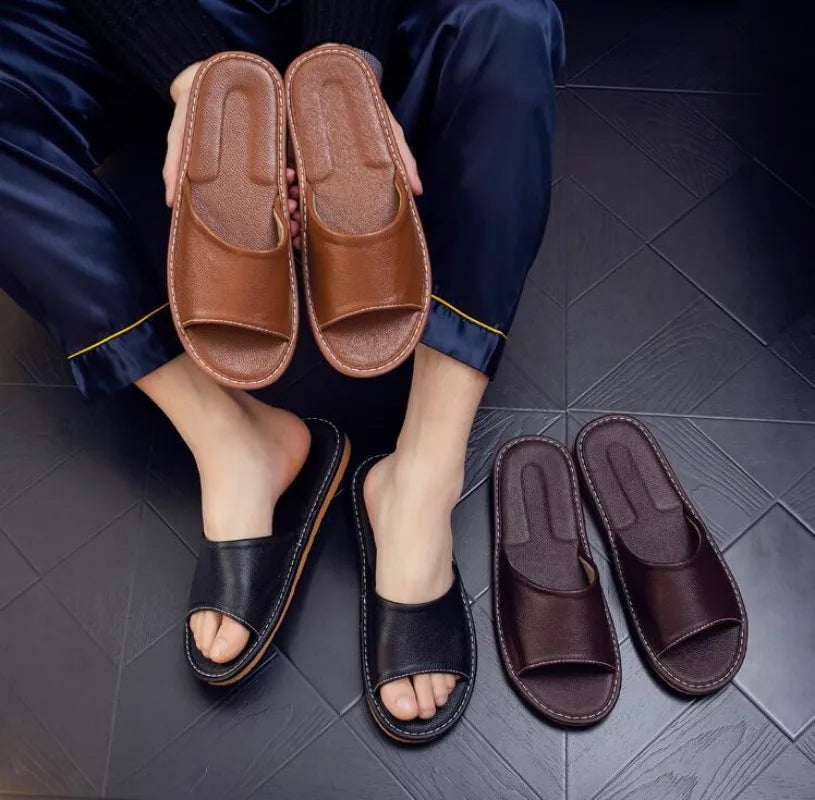 Klapki unisex | prawdziwa skóra, ręcznie wykonane