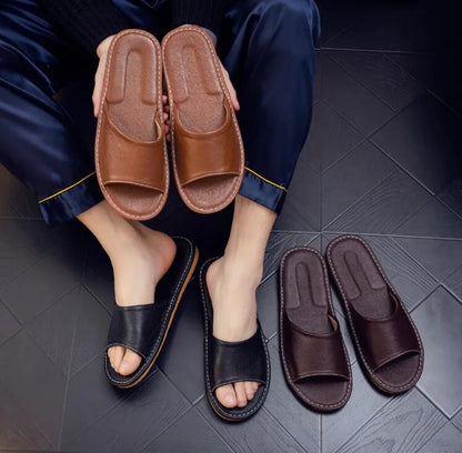 Klapki unisex | prawdziwa skóra, ręcznie wykonane