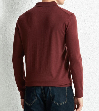 Sweter męski | strukturalny wzór, długie rękawy