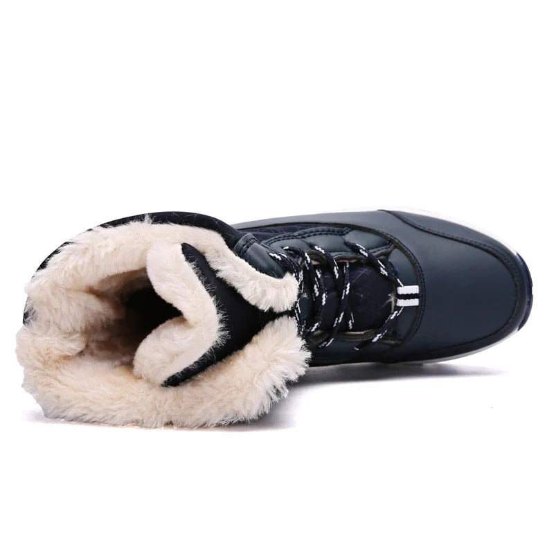 Buty zimowe damskie | wodoodporne, futrzane wnętrze