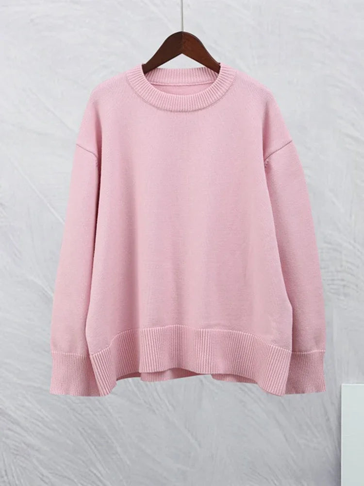 Sweter damski | oversize, miękki materiał