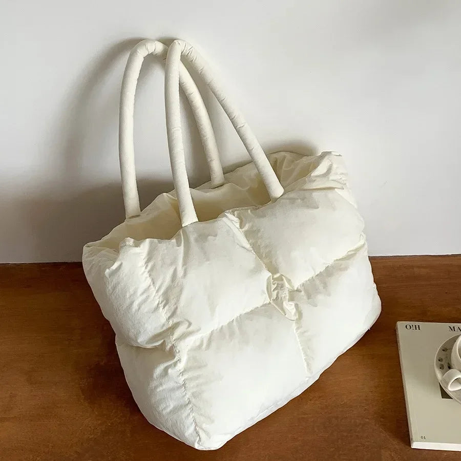 Torba shopper damska | pikowana, lekka