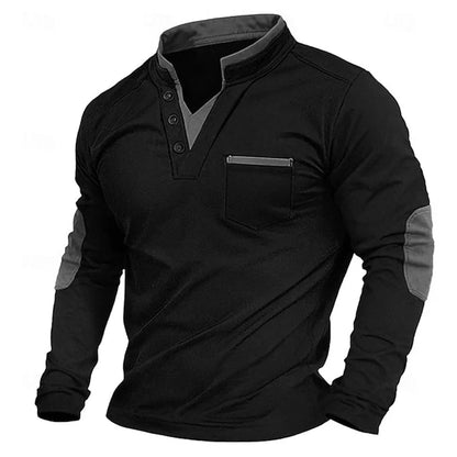 Sweter męski | dekolt w serek, miękki materiał