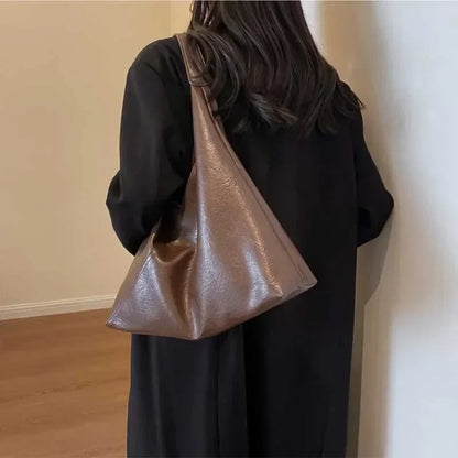 Torba shopper damska | skórzana, na laptopa
