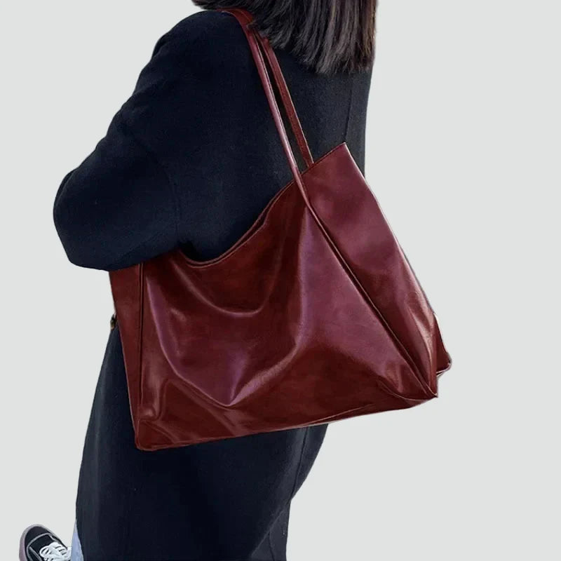 Torba shopper damska | duża, miękka konstrukcja