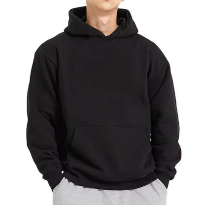Bluza męska z kapturem | luźny krój, wbudowany kaptur