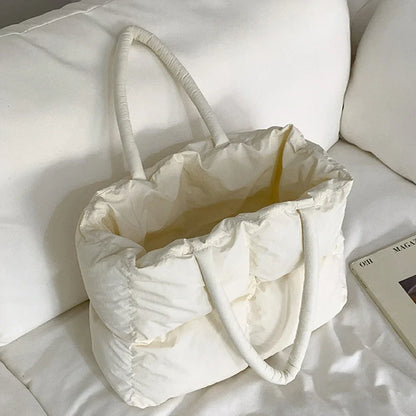 Torba shopper damska | pikowana, lekka