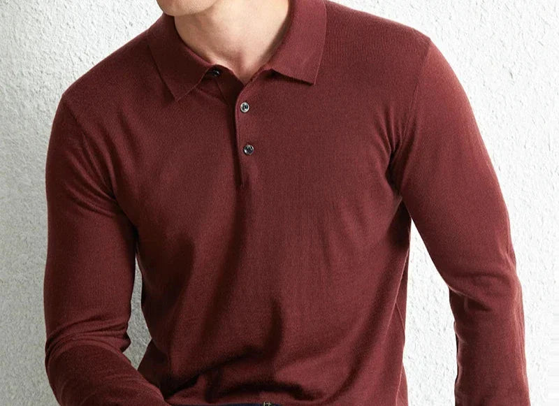 Sweter męski | strukturalny wzór, długie rękawy