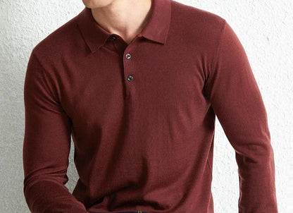 Sweter męski | strukturalny wzór, długie rękawy
