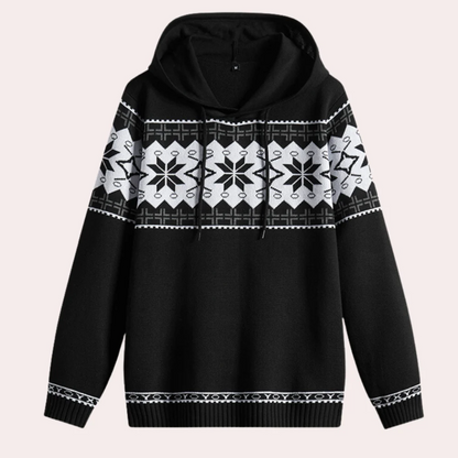 Bluza męska z kapturem | luźny krój, wbudowany kaptur