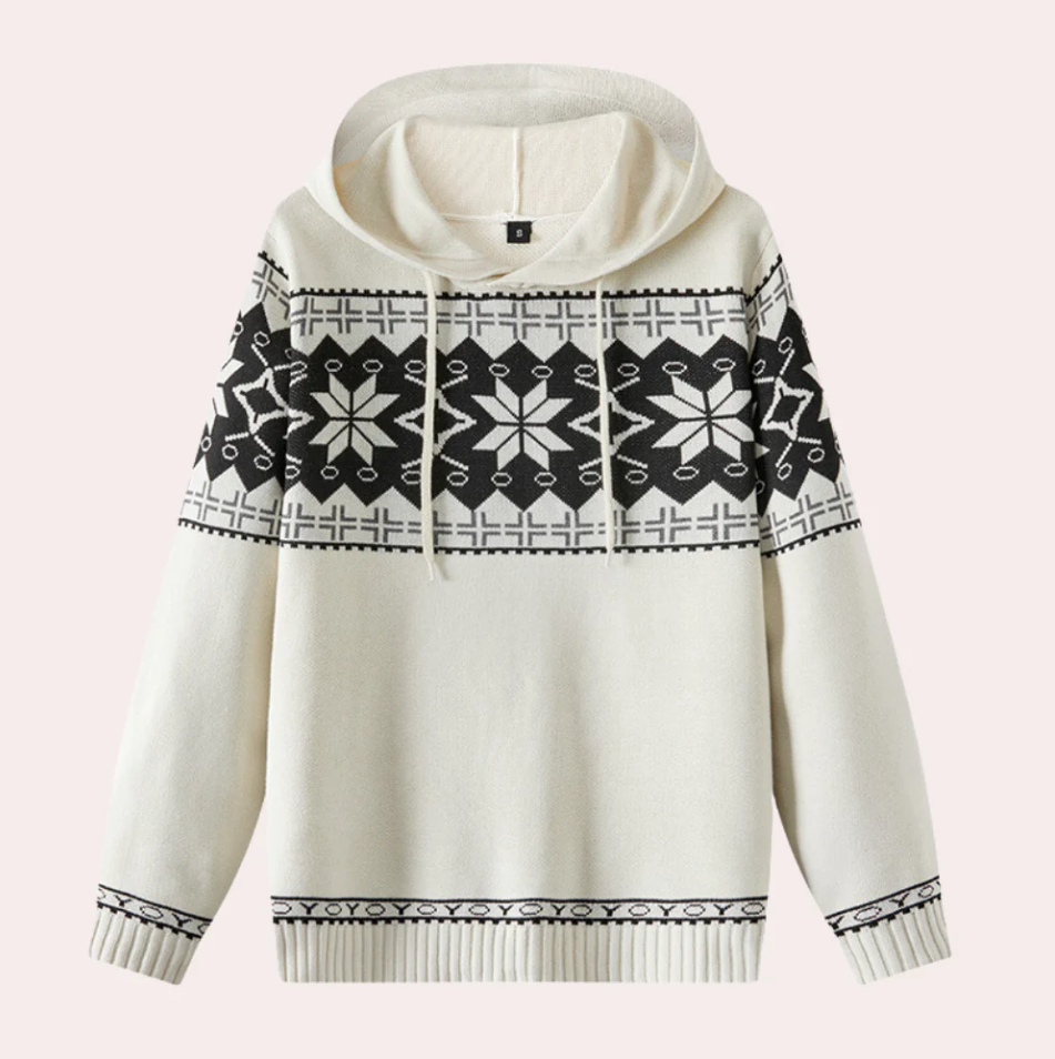 Bluza męska z kapturem | luźny krój, wbudowany kaptur