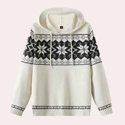 Bluza męska z kapturem | luźny krój, wbudowany kaptur