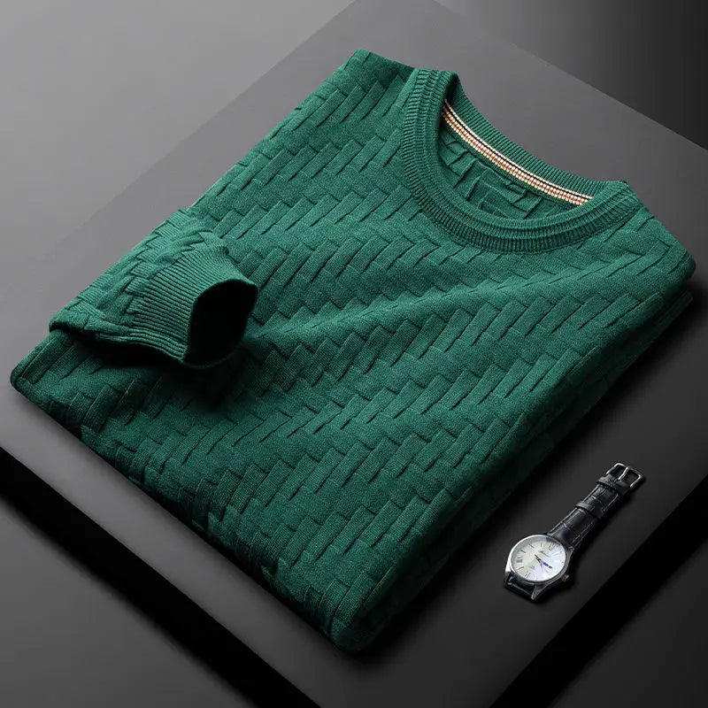 Sweter męski | lekka dzianina, klasyczny krój