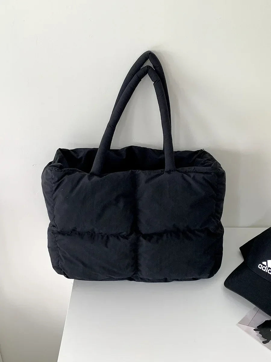 Torba shopper damska | pikowana, lekka