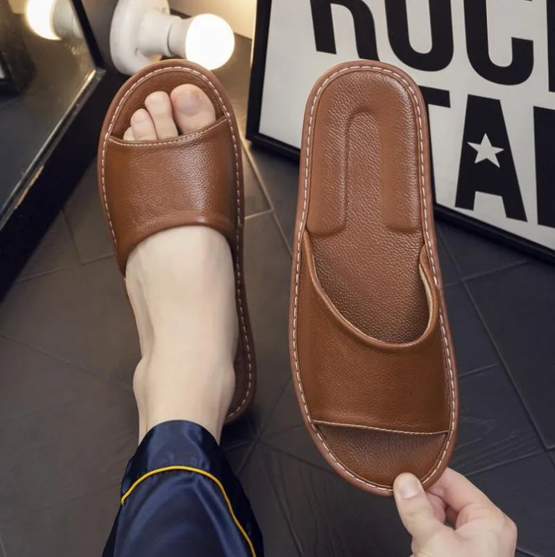 Klapki unisex | prawdziwa skóra, ręcznie wykonane