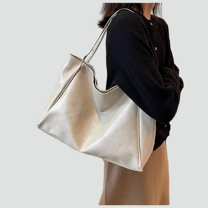 Torba shopper damska | duża, miękka konstrukcja